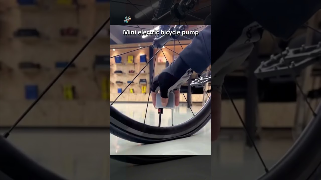 Mini electric bicycle pump #trendstream #Minielectricbicyclepump |