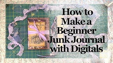 How to Make a Junk Journal with Digitals for Beginners 💜 @Paperomia