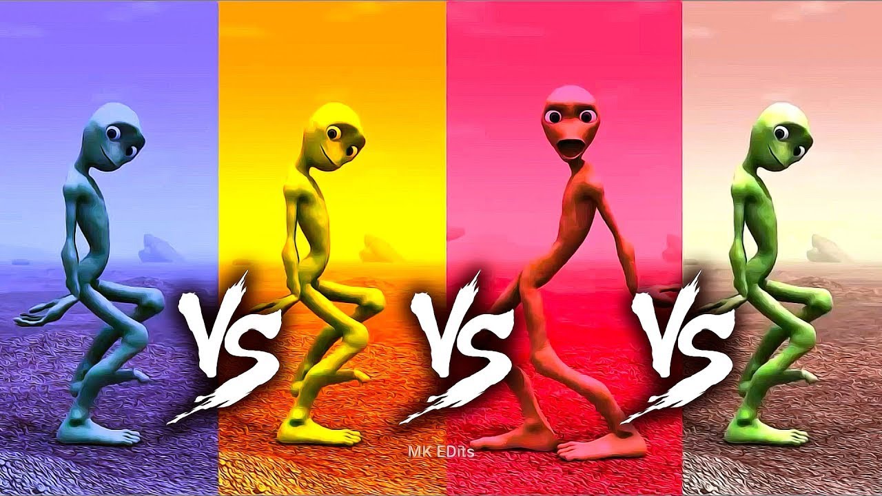 Alien dance VS Funny alien VS Dame tu cosita VS Funny alien dance VS Green alien dance VS Dance