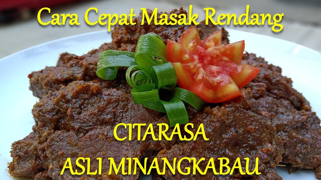 Cara Memasak Rendang Praktis dan Cepat dengan Bumbu Rendang Bangkit - YouTube