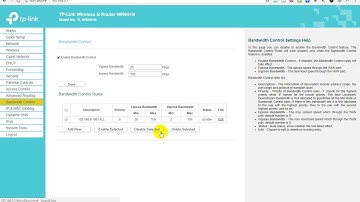 How to Limit Wifi speed for others on tp link router
