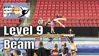 Emersyn Level 9 Balance Beam Routine at the 2025 Winterfest at Denver University hosted by CGI