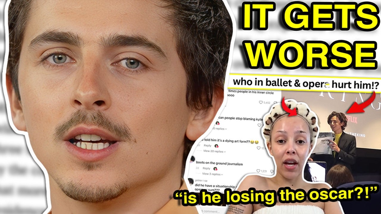 TIMOTHEE CHALAMET IN MORE TROUBLE  ... doja cat calls him out + oscars drama