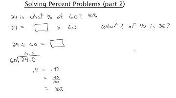 Solving Percent Problems (part 2).mp4