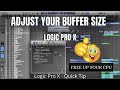 How to Free Up Your CPU by Adjusting Your BUFFER SIZE in Logic Pro X
