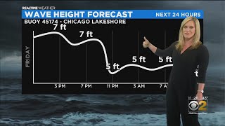 Chicago Weather: Chilly And Windy Start To Memorial Day Weekend; High Waves On Lake Michigan