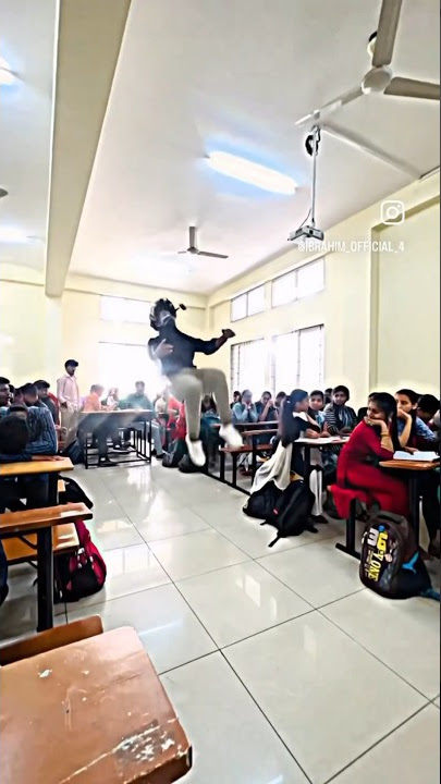 Flips in classroom 😱 #classroom #college #backflip #viral #trending #tricks #stunt #shorts