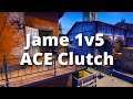 Jame 1v5 Clutch ACE against MOUZ - CS:GO Highlight