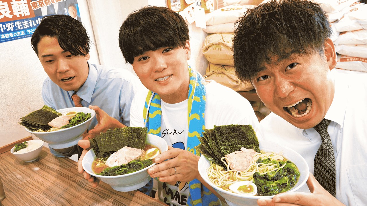 会社員が昼に何ラーメンを食べるか迷ったので助っ人を召喚しました。【武蔵家本店】