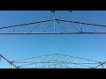 One man shop build #2 setting trusses