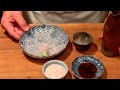 《カワハギ(皮剥)の刺身》・・・・大和の 和の料理《刺身》