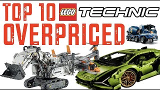 Top 10 Most OVERPRICED LEGO Technic Sets!