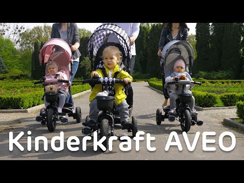 TRICICLO PLEGABLE AVEO DE KINDERKRAFT 