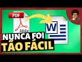 Como converter PDF em WORD | Fácil e Grátis