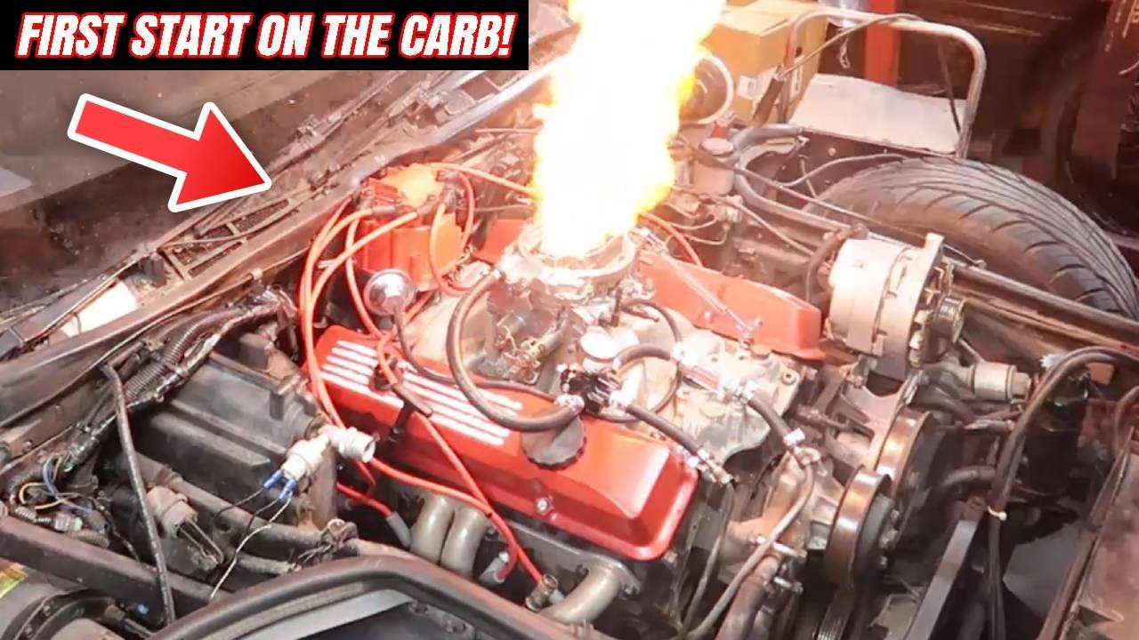 Carburetor Swapping my C4 Corvette! PART 3 (FIRST START!)