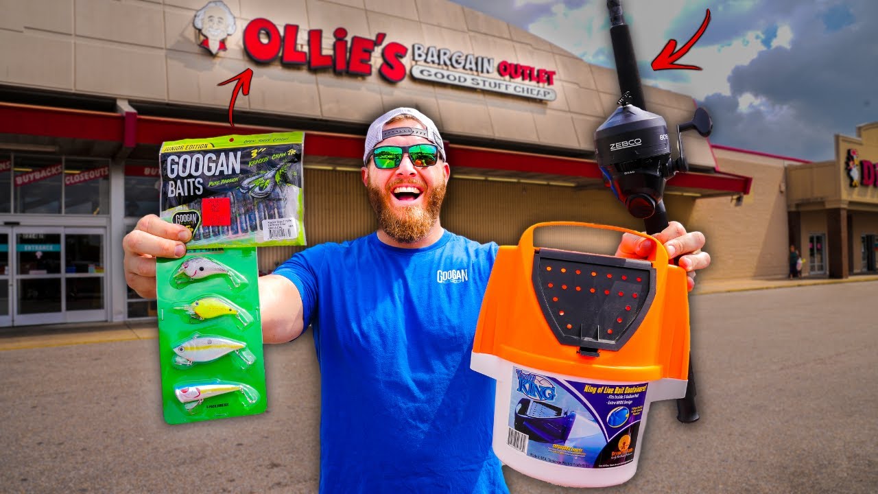 OLLIE's Bargain Store Fishing CHALLENGE (Surprising!!) **Swamp is