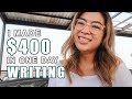 How I Made $400 in One Day Writing as a Beginner in 2020