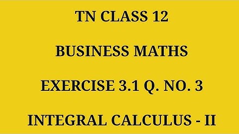 TN 12th Business maths chapter 3 exercise 3.1 question number 3