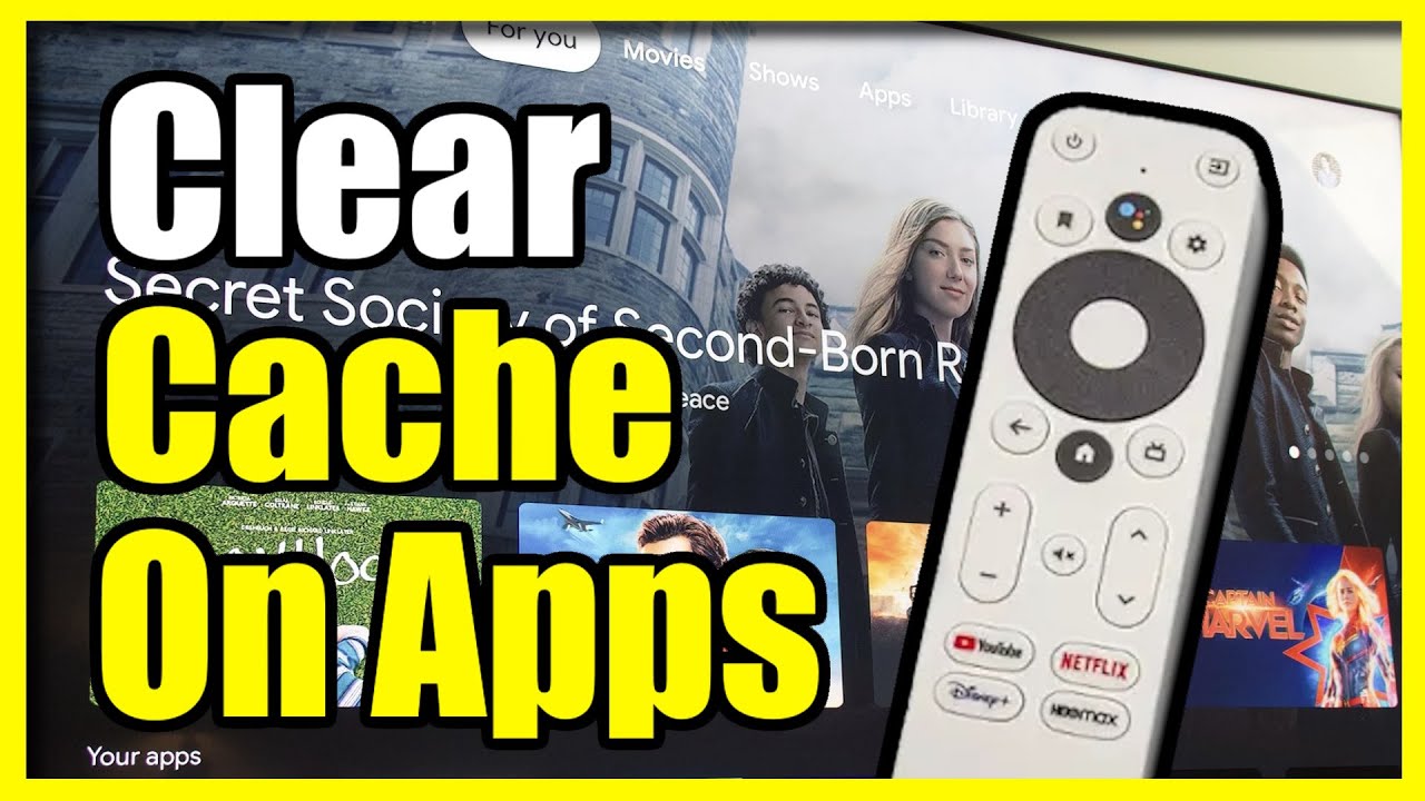 How to Clear the Cache on Apps using ONN 4k Streaming Box (Google TV ...