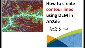 How to create contour lines using DEM in ArcGIS