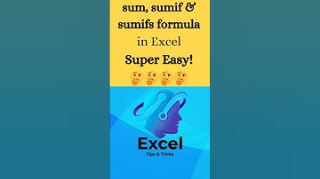 sumif & sumifs function in Excel | sumif and sumifs formula kya hota hai #excel #exceltips #shorts