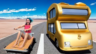 MOTORHOME DE R$1 VS R$1.000.000!