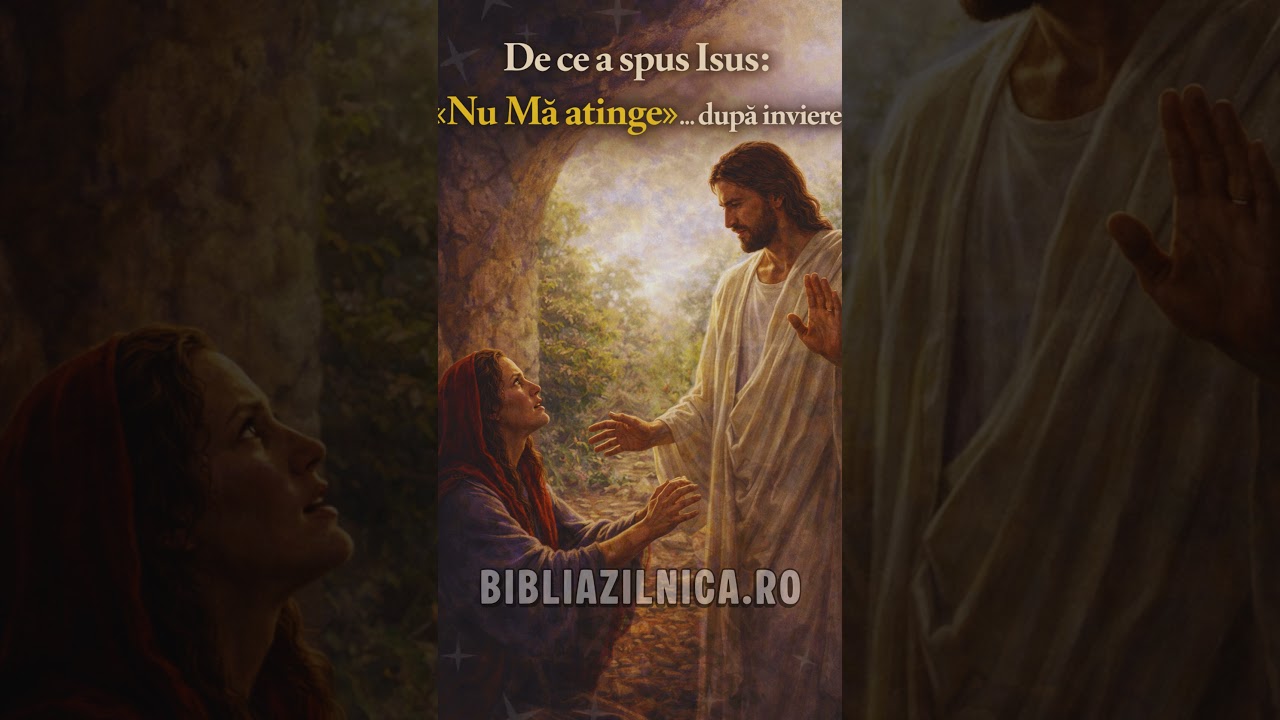 De ce a spus Isus «Nu Mă atinge»… după înviere? - Întrebări și răspunsuri biblice