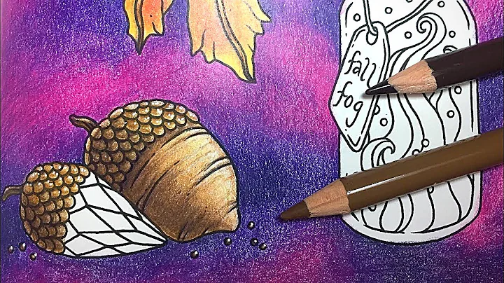 Easy Shading with Polychromos Pencils | Adult Coloring Tutorial⎢Hanna Karlzon Seasons (Tidevarv)