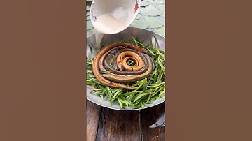 lươn đồng um rau ngổ #shorts #cooking