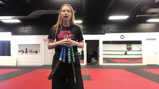 1st degree Black Belts double Chuck form