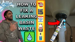 How to fix a leaking basin waste. 4 different ways to stop that leak