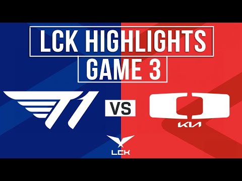 T1 vs DK Highlights Game 3 | LCK 2025 | T1 Esports vs Dplus KIA