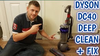 Dyson dc40 dc50 no suction full deep cleaning, filters, bin and more how to clean a Dyson
