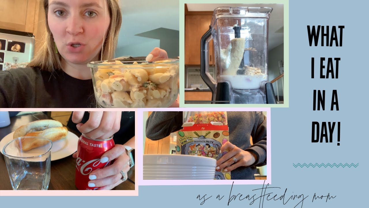 WHAT I EAT IN A DAY // as a breastfeeding mom!! // Sage Holman