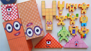 Looking for Numberblocks NEW 2k 81 Puzzle Tetris Shape | ASMR chirping of birds