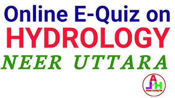Hydrology Awarenss Quiz | Online Quiz on Hydrology | Online Quiz | Free Quiz Certificate