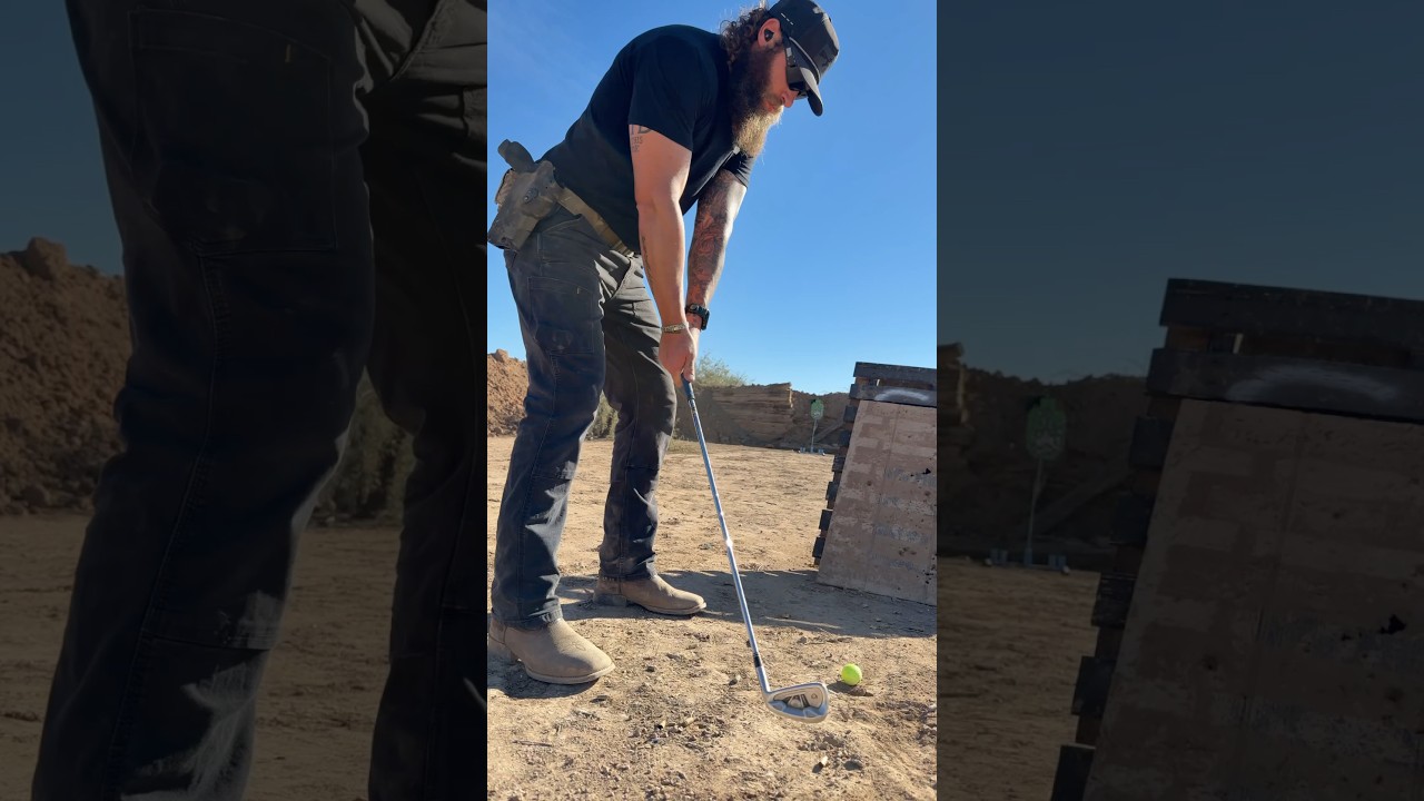 Had to hit a golfball #thataintbad #yourwelcome