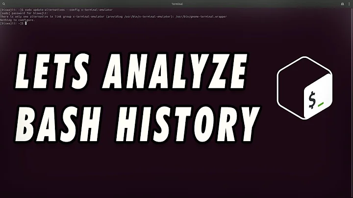 analyzing bash history