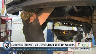 Auto shop offering free services for health care workers
