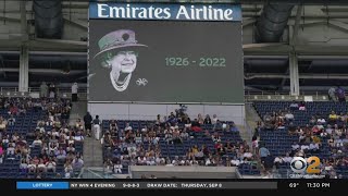 Sporting events in NYC pay tribute to Queen Elizabeth II