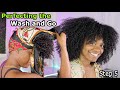 Mastering the Wash and Go on Type 4 NATURAL HAIR! | STEP 5: Wrapping + DAY 7 HAIR