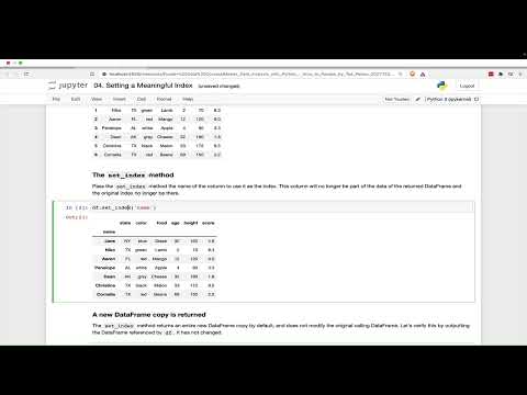 Master Data Analysis with Python (3)