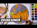 Évszak színező - TÖKéletes őszi program - Oszlánszki Marcsi