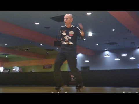 クレイジーレッグスのコンビネーション(Crazy Legs Combination)を踊ってみました！ローラーダンス(roller dance)[練習中]