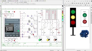 Simulación de Semáforo en CADE_SIMU y PC_SIMU | PLC LOGO!