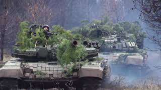Ukrainian T-72 battalion stops enemy assault