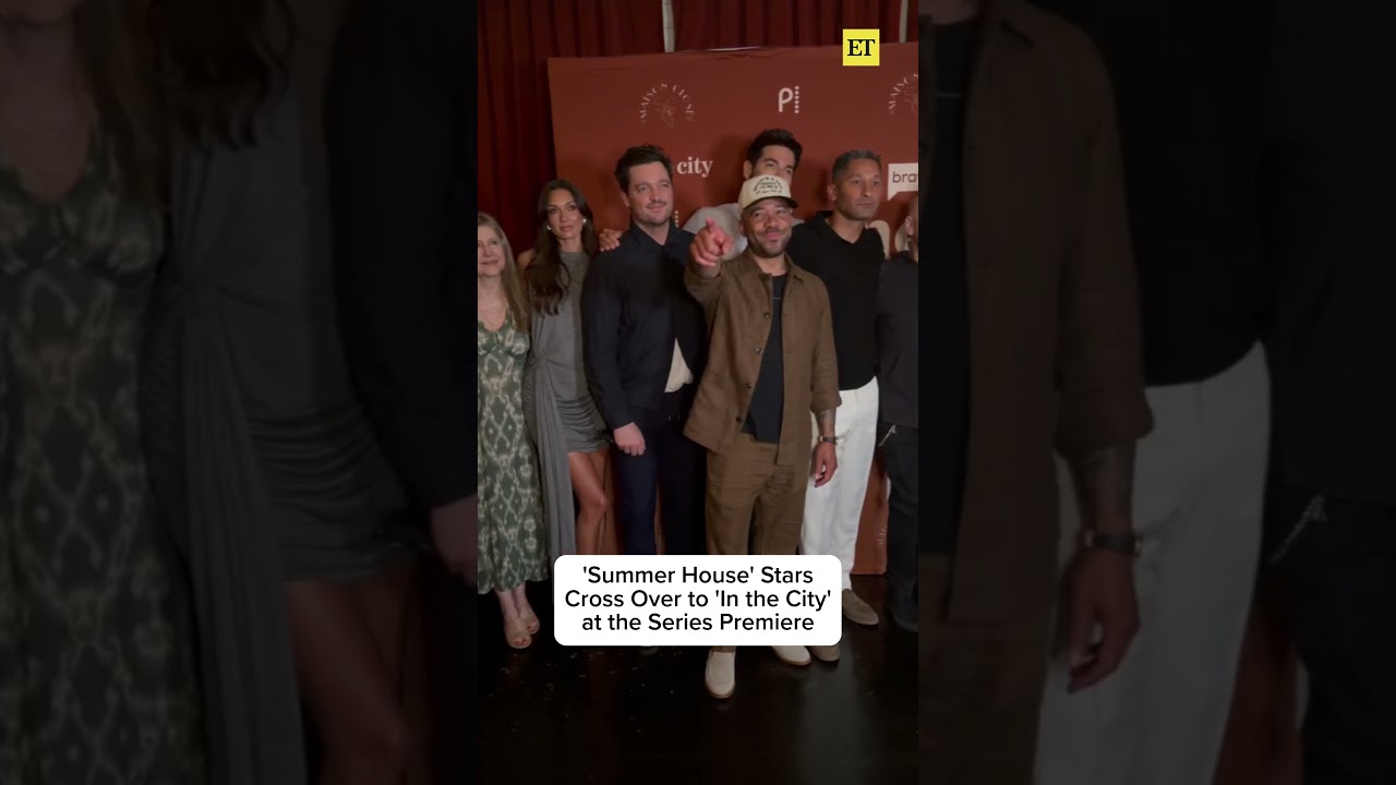 The stars of #summerhouse crossed over to #inthecity at the premiere of the  #bravo series. ✨