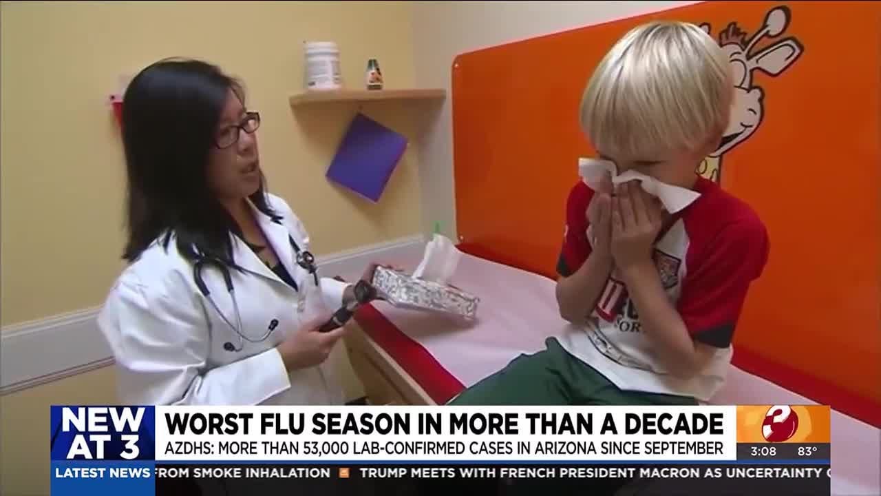 Arizona sees worst flu season in over a decade - YouTube