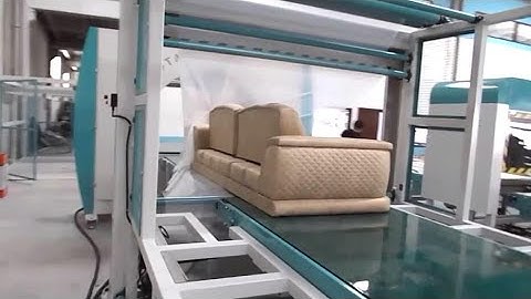 Sofa stretch wrapping machine, Spiral orbital packing machine