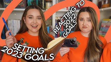 REACTING to my 2022 reading goals and SETTING goals for 2023!